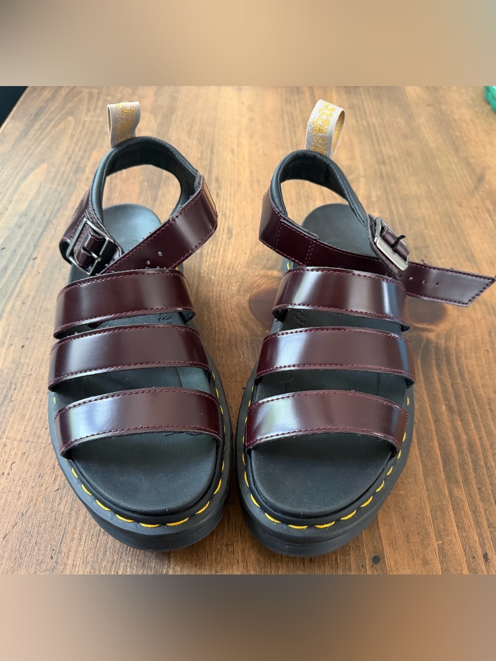 Doc Martens Vegan Blair strap sandal never worn